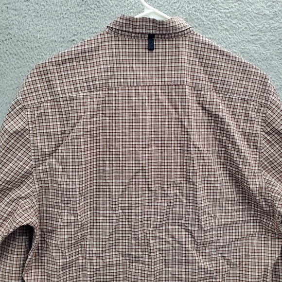 WRK Work Rest Karma Shirt Button Up Long Sleeve Mens Large Plaid - Picture 6 of 9